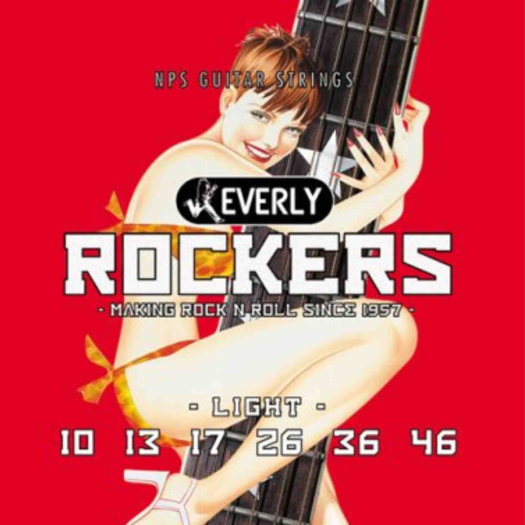 Everly Electric Rockers Nickel Plated Guitar Strings-10-46 Light