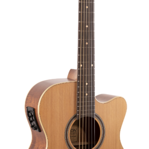 Teton STG105CENT Grand Concert Acoustic Guitar - Solid Cedar Top - Mahogany Back & Sides -