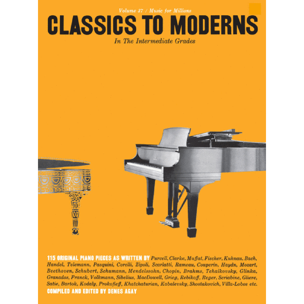 Intermediate Grades Classics to Moderns (Music for Millions Series)