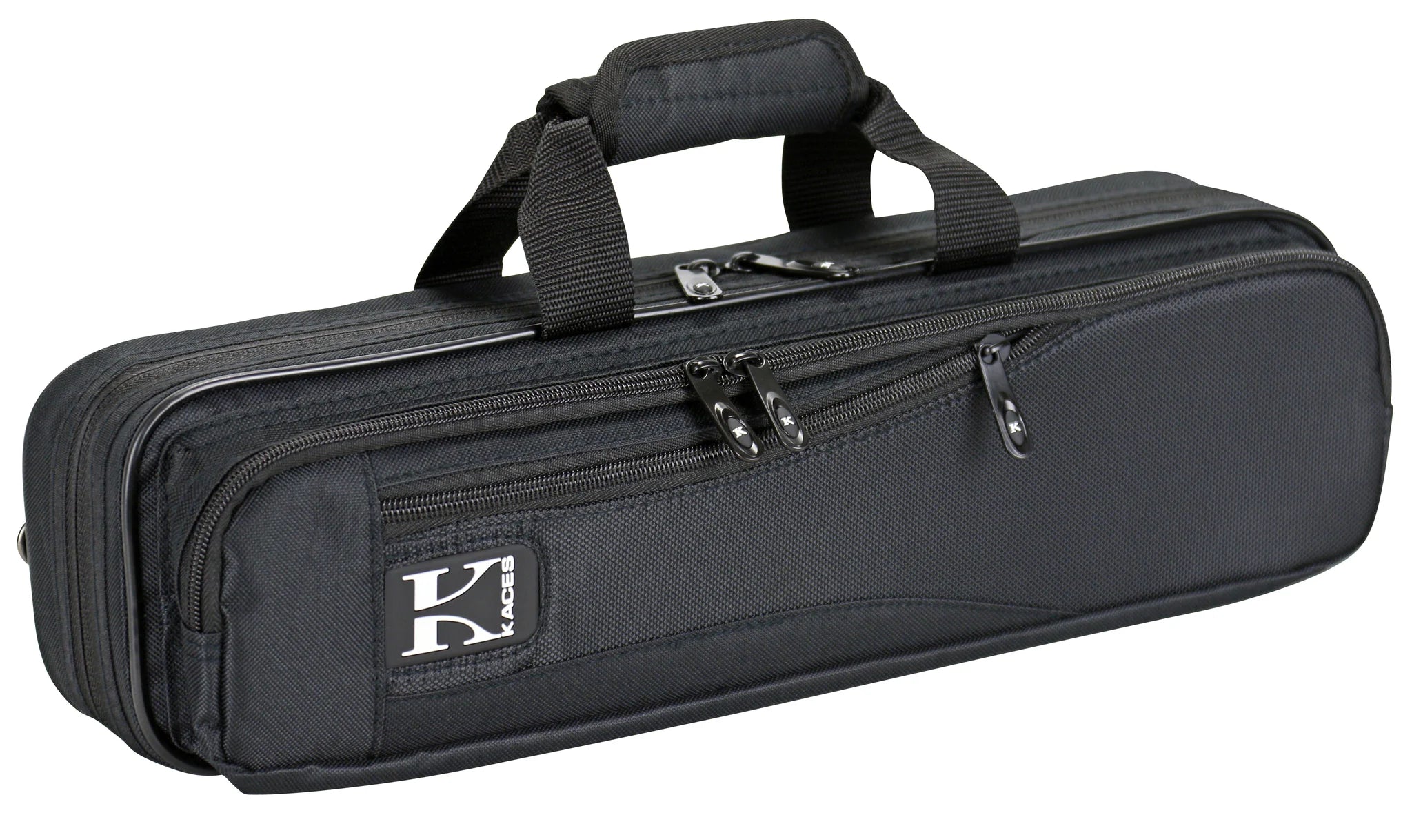 Kaces Flute Polyfoam Case-Black
