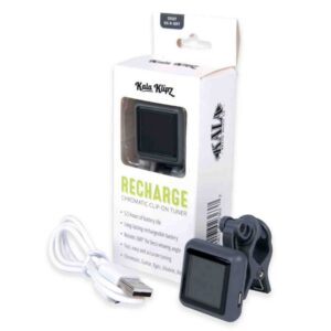 Kala Clipon Rechargeable Ululele Tuner- Gray-KK-R-GRY