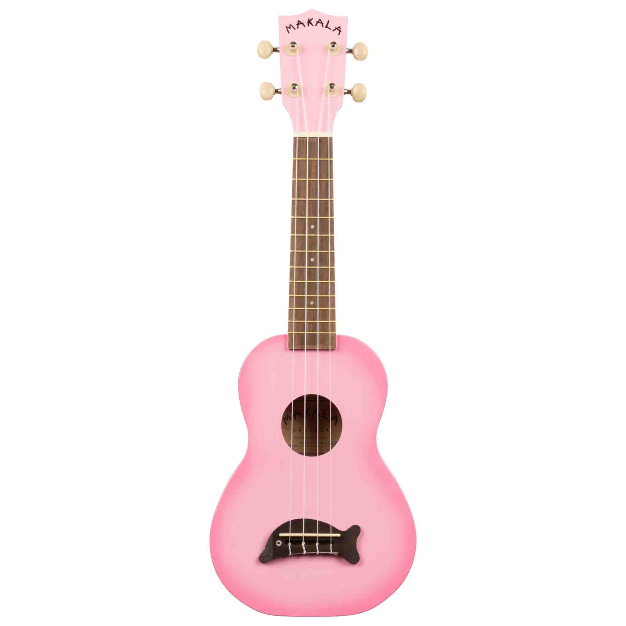 Kala Pink Burst Soprano Dolphin Ukulele