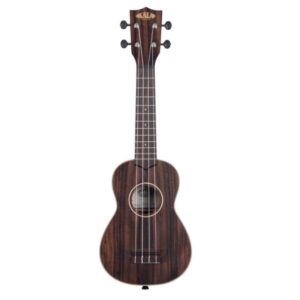 Kala Striped Ebony Soprano Ukulele KA-EBY-S