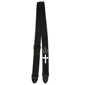 LM Silkscreened Guitar Strap Christian Cross