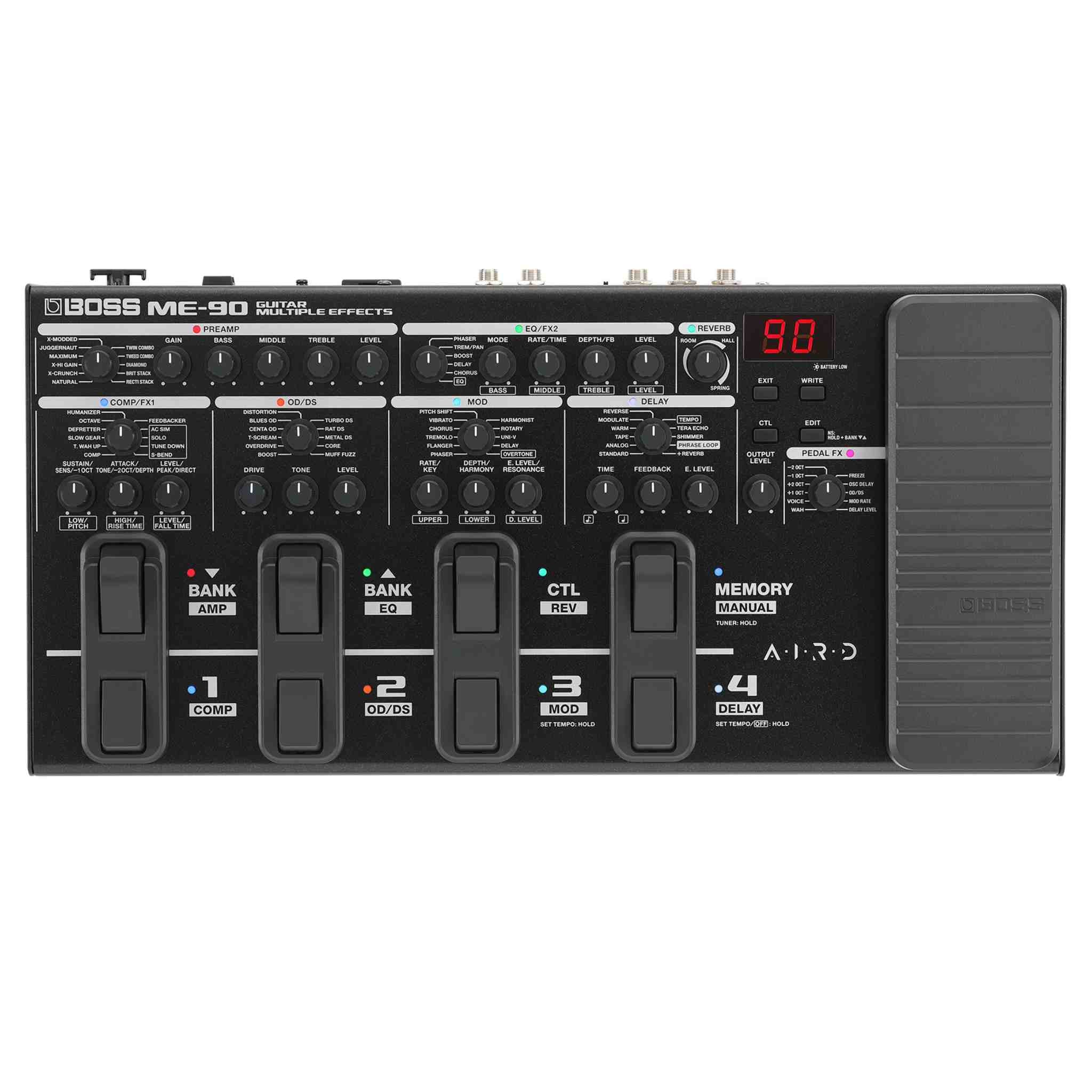 ME-90 Boss Guitar Multiple Effects Processor-Dial in Professional Sounds in Seconds