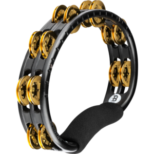 Meinl Tambourine - Hand Held Molded ABS - Brass Jingles - Black