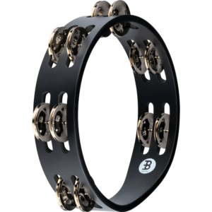 Meinl Tambourine - 8" - Double Row - Compact - Black