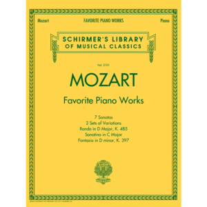 Mozart – Favorite Piano Works (Schirmer Library Vol. 2101)