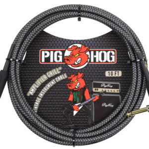 Pig Hog "Amplifier Grill" Instrument Cable - Right Angle - 10FT