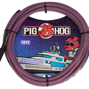 Pig Hog "Riviera Purple" Instrument Cable - 10FT