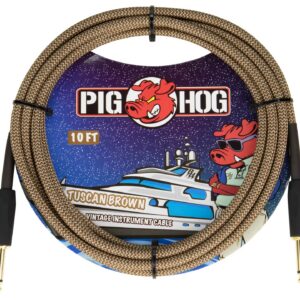 Pig Hog "Tuscan Brown" Instrument Cable - 10FT