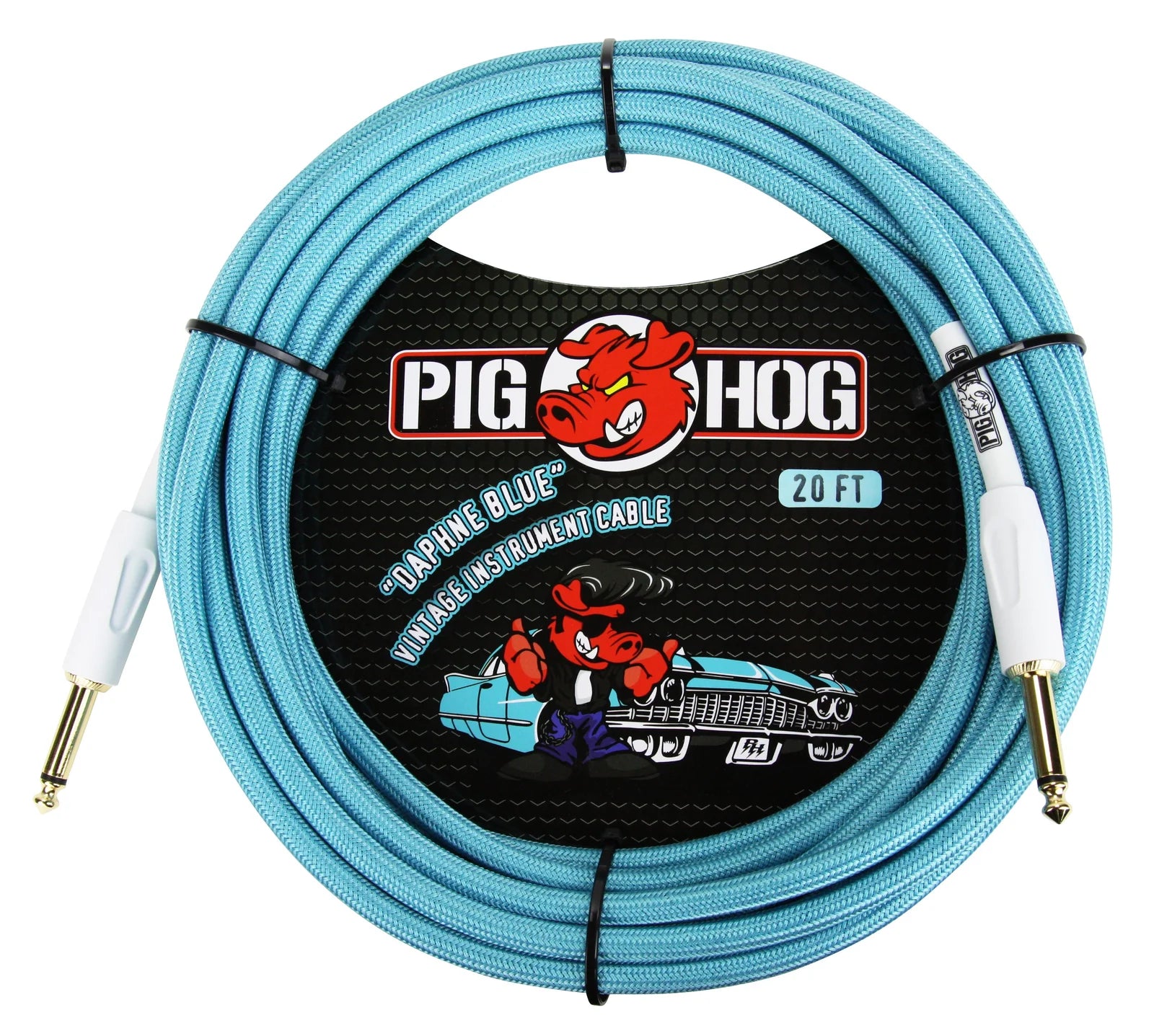 Pig Hog "Daphne Blue" Instrument Cable - 20FT