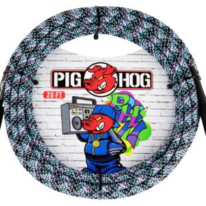 Pig Hog "Blue Graffiti" Instrument Cable - 20FT