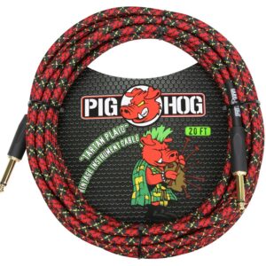 Pig Hog "Tartan Plaid" Instrument Cable- 20FT