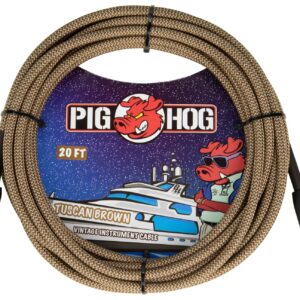 Pig Hog "Tuscan Brown" Instrument Cable - 20FT