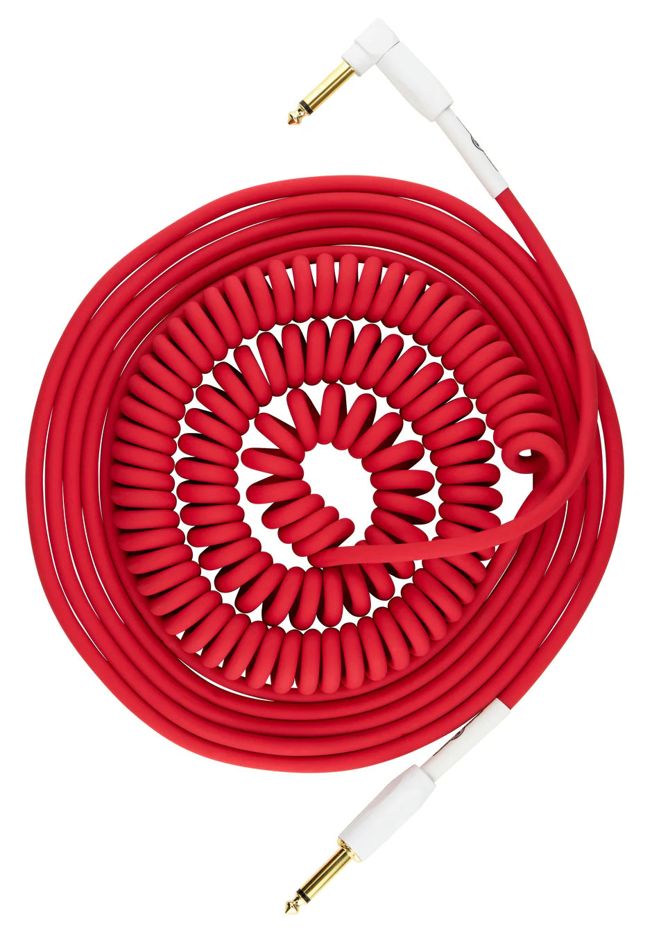 Pig Hog "Half Coil" Instrument Cable - Candy Apple Red - 30FT
