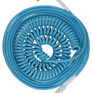 Pig Hog "Half Coil" Instrument Cable - Daphne Blue - 30FT