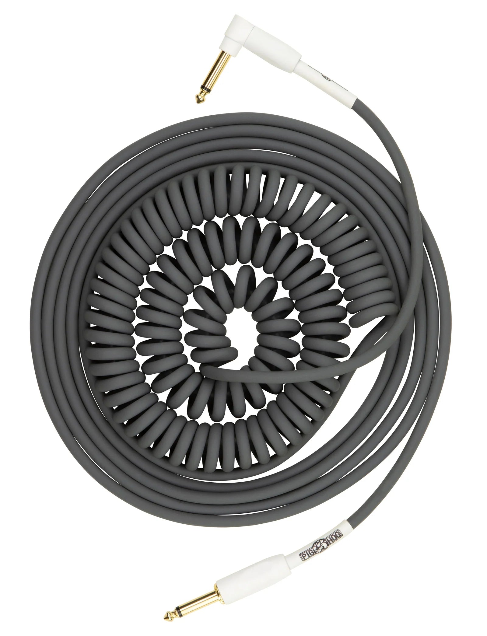 Pig Hog "Half Coil" Instrument Cable - Grey - 30FT