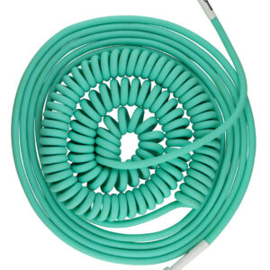 Pig Hog "Half Coil" Instrument Cable - Seafoam Green - 30FT