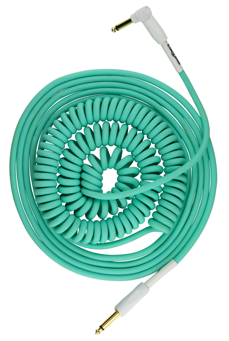 Pig Hog "Half Coil" Instrument Cable - Seafoam Green - 30FT
