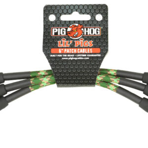 Pig Hog Lil Pigs Patch Cables-Camouflage - 3 Pack - 6 Inch