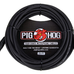 Pig Hog 8mm Mic Cable-25FT