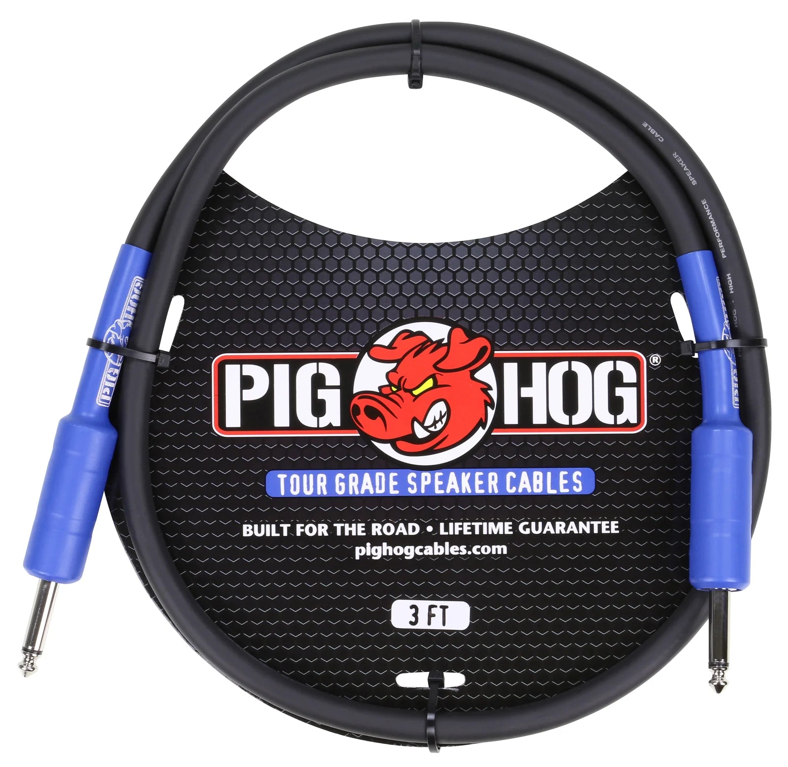 Pig Hog 9.2mm Speaker Cable-3FT-14 Gauge Wire