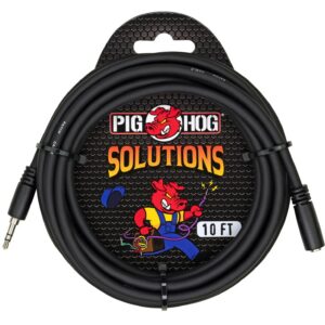 Pig Hog Headphone Extension Cable-3.5mm-10FT