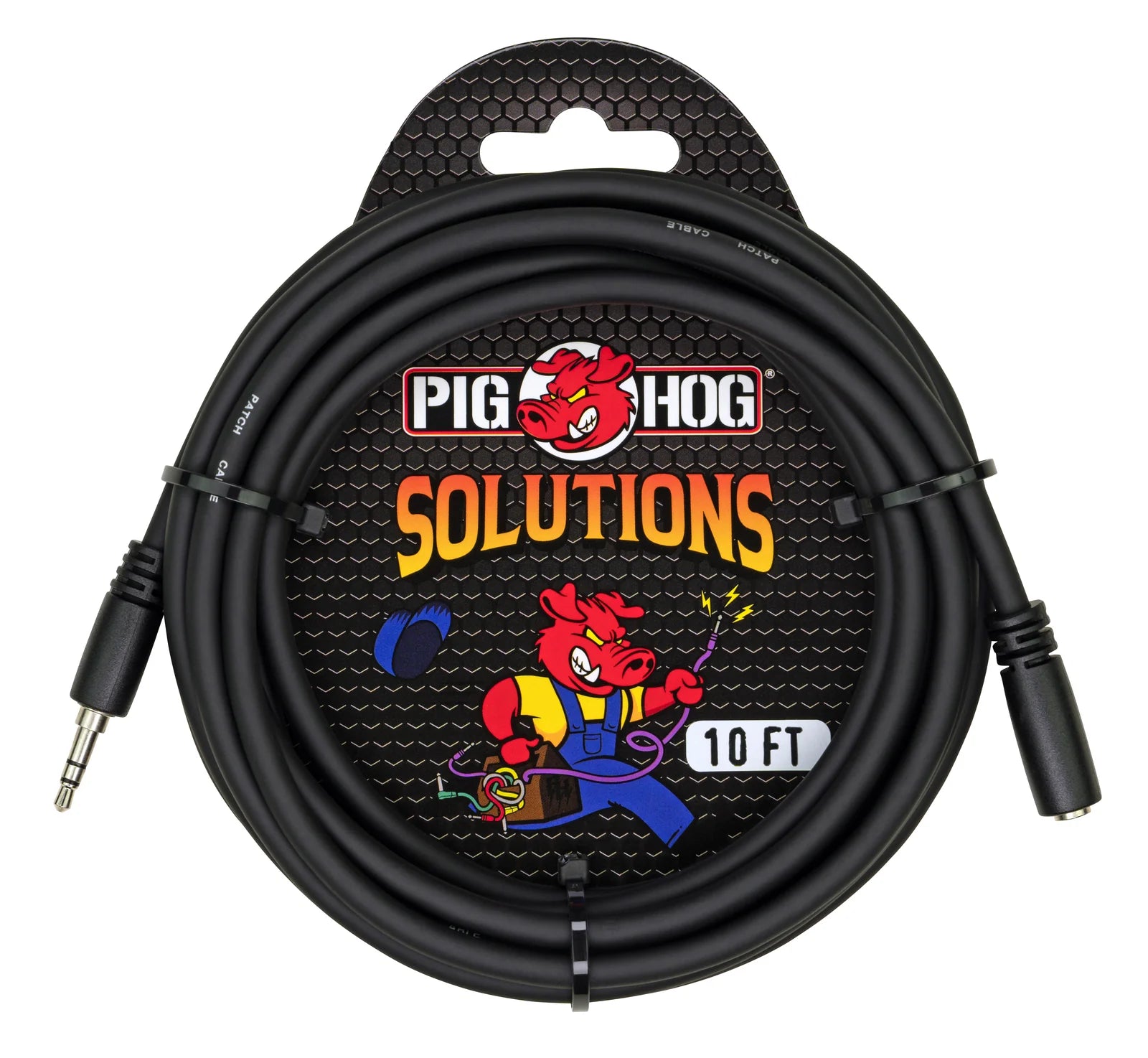 Pig Hog Headphone Extension Cable-3.5mm-10FT