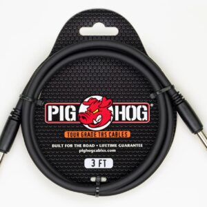 Pig Hog  1/4" TRS to 1/4" TRS Cable-3FT