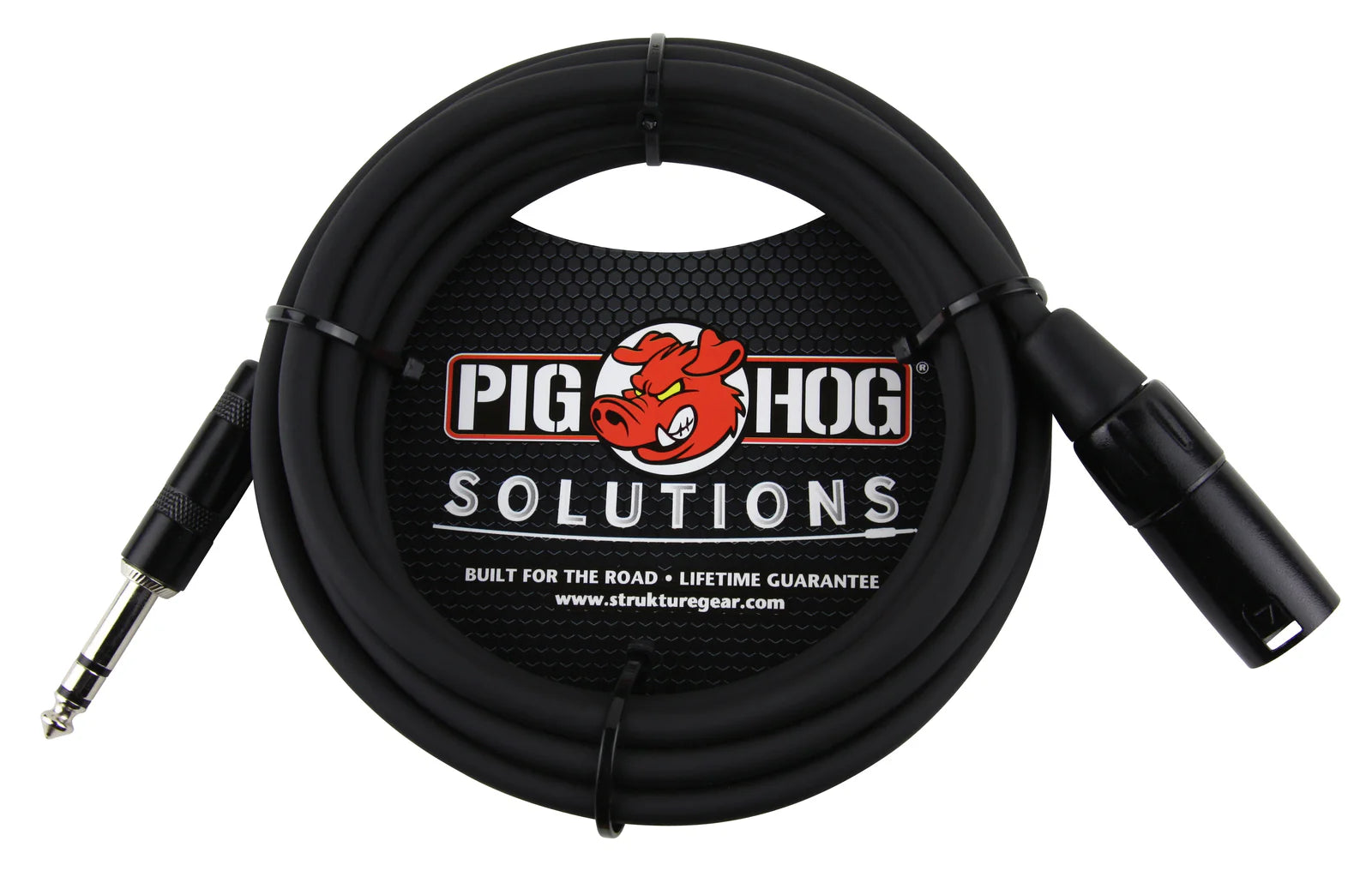 Pig Hog 1/4" TRS (M) to XLR (M)Balanced Cable-10FT
