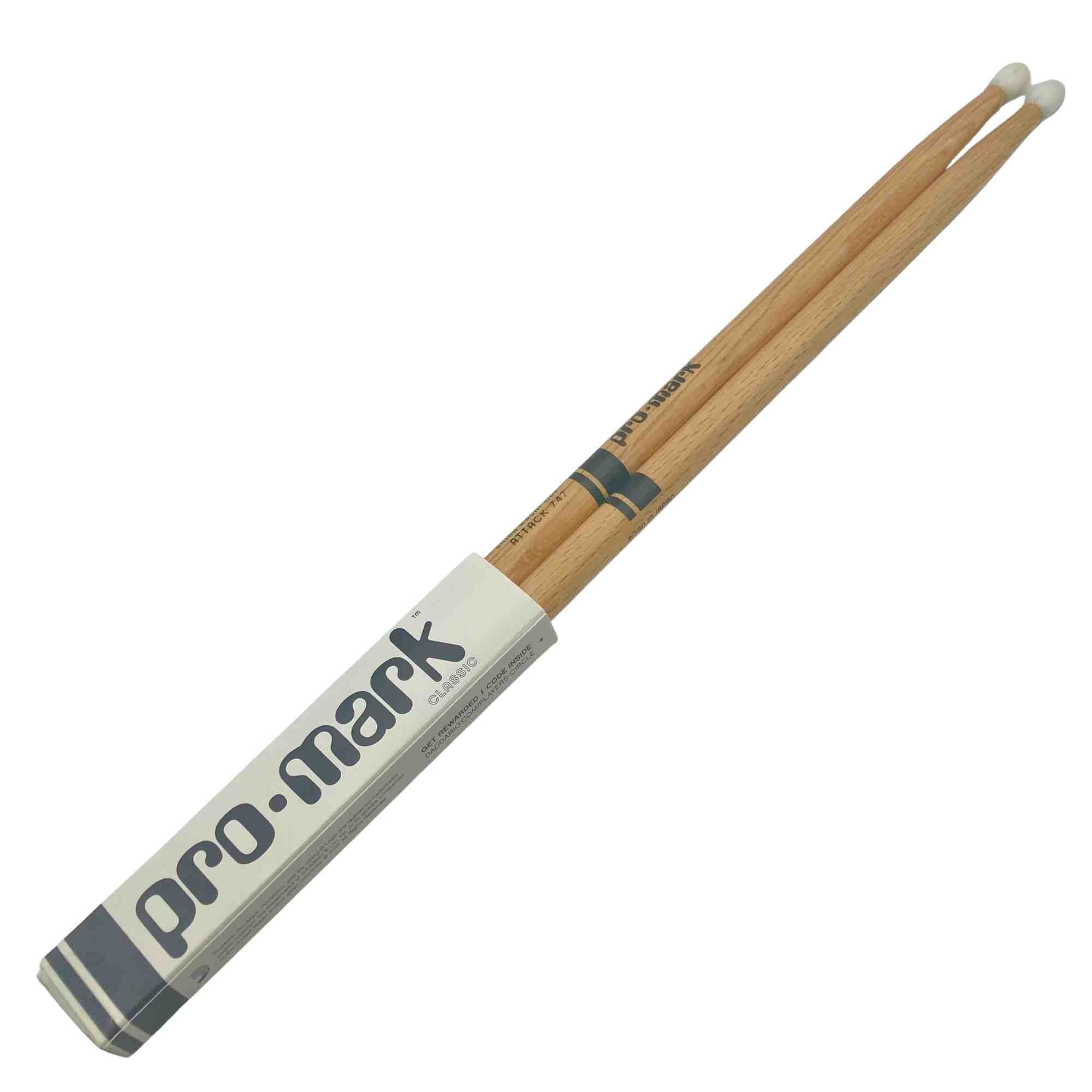 Promark 747 Nylon Tip Drumsticks