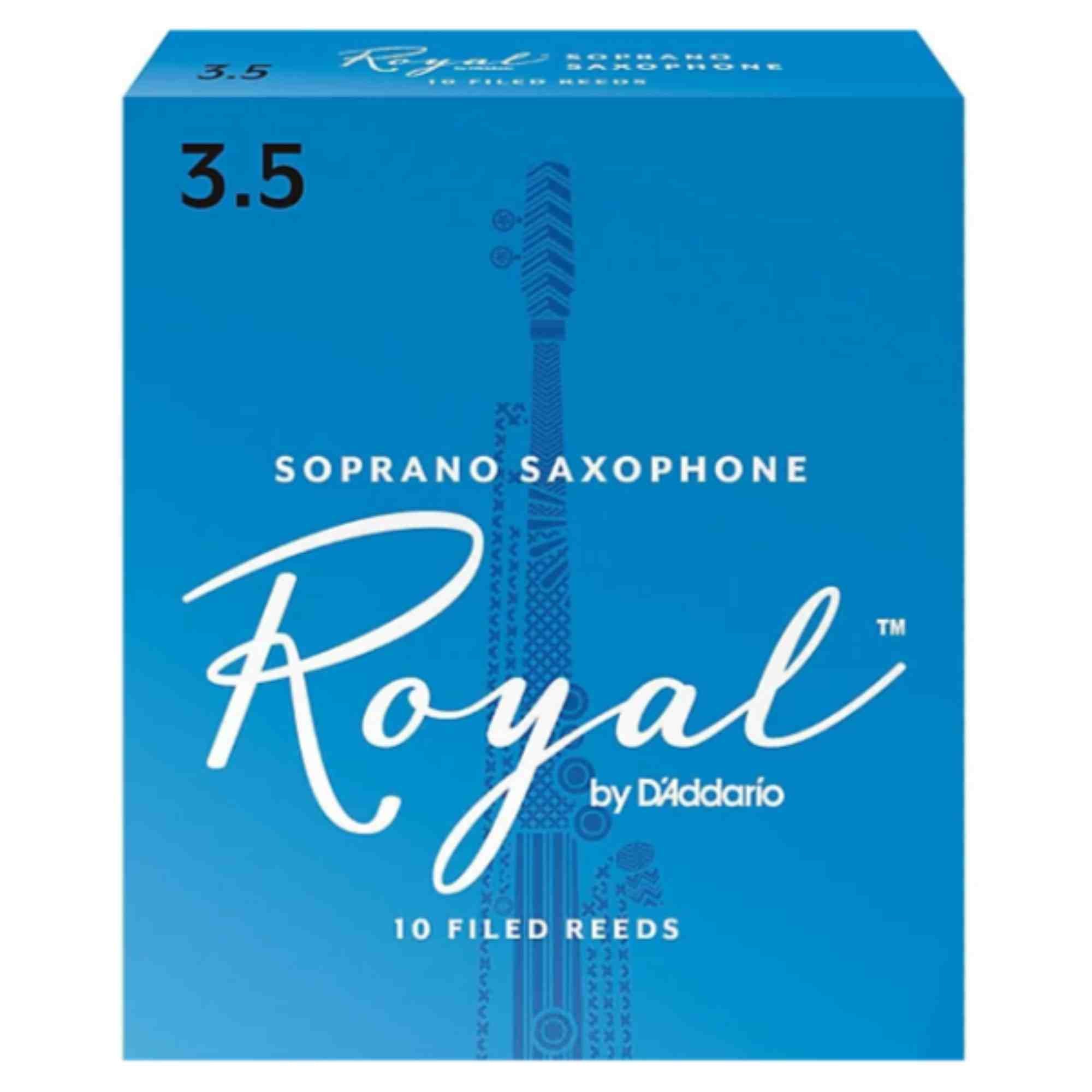 Rico Royal Soprano Saxophone Reeds - Strength 3.5 - 10-pack