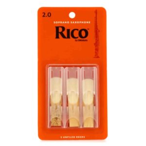 Rico Soprano Saxophone Reeds- Strength 2.0 - 3-pack