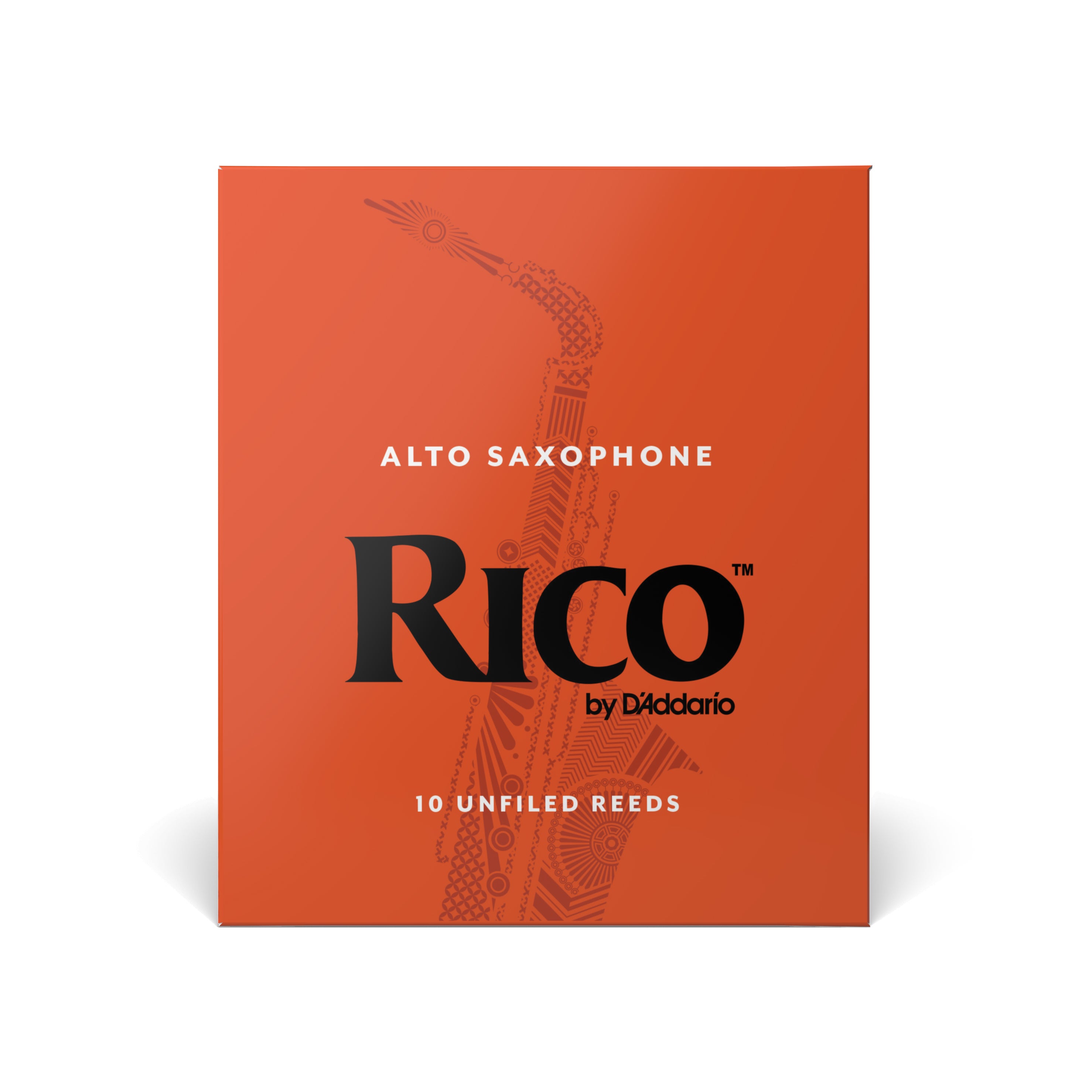 Rico By D'Addario Alto Sax Reeds, Strength 2.0, 10-Pack