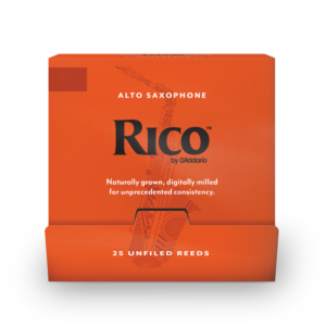 Rico By D'Addario Alto Sax Reeds, Strength 3.0, 25-Pack Individually Sealed