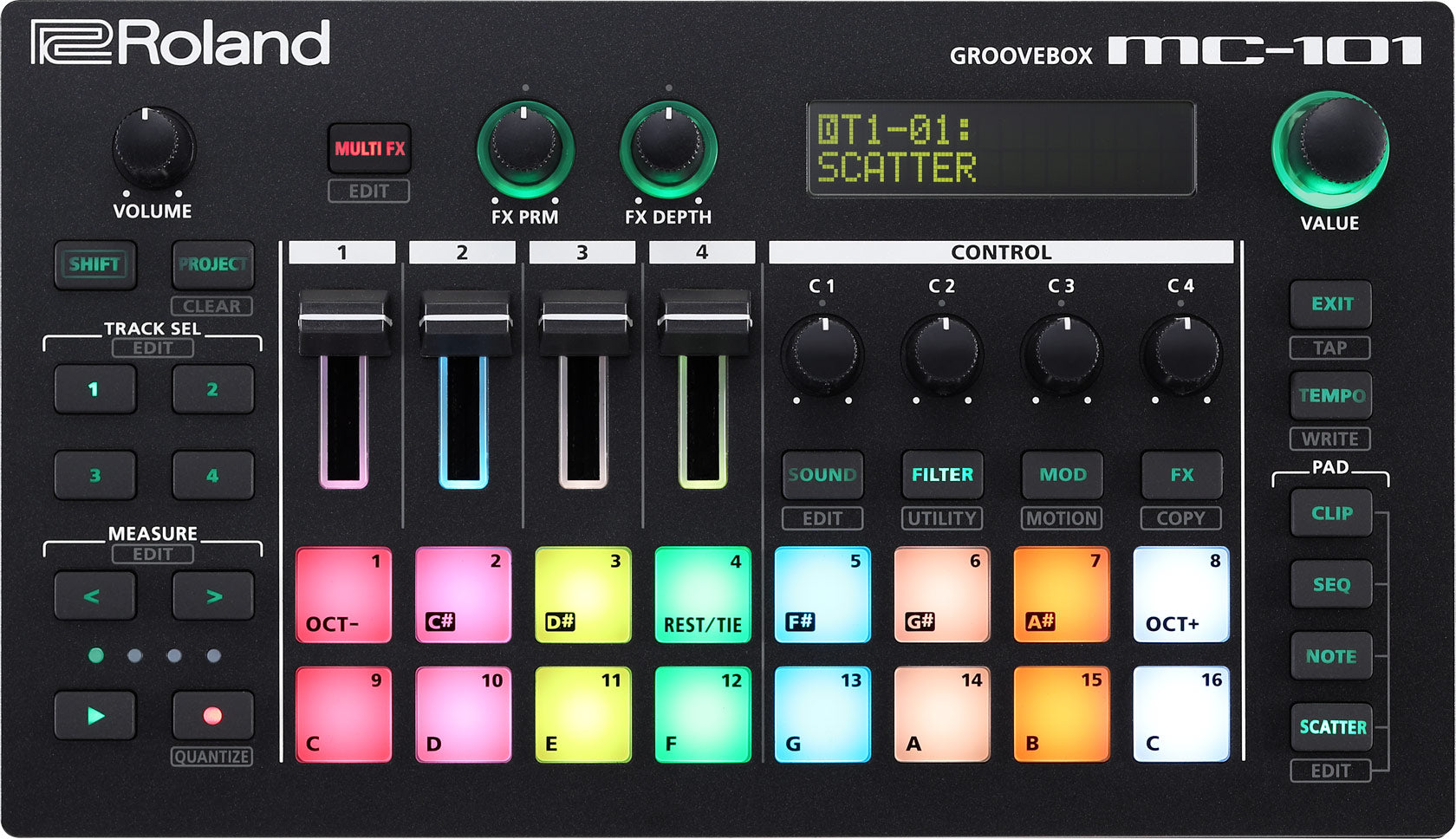 MC-101 Groovebox-Pocket production studio
