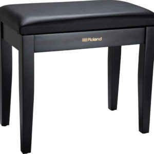RPB-100BK Piano Bench with Storage Compartment-Satin Black