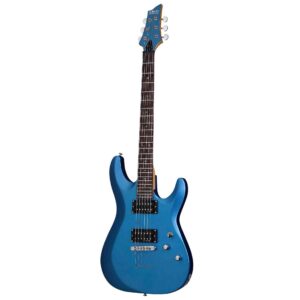 Schecter C-6 Deluxe Electric Guitar - Metallic Light Blue