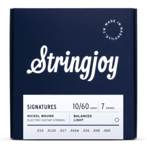Stringjoy Nickel Wound 7-String Electric Guitar Strings-10-60 Light