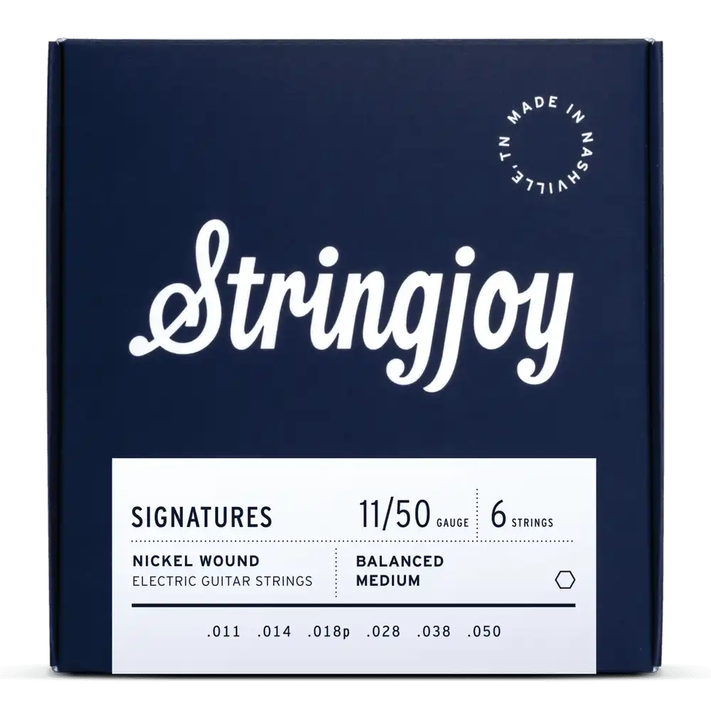 Stringjoy Nickel Wound Electric Guitar Strings-11-50 Medium