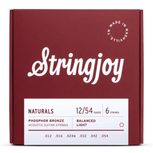 Stringjoy Naturals Phosphor Bronze Acoustic Set: 12-54 Light