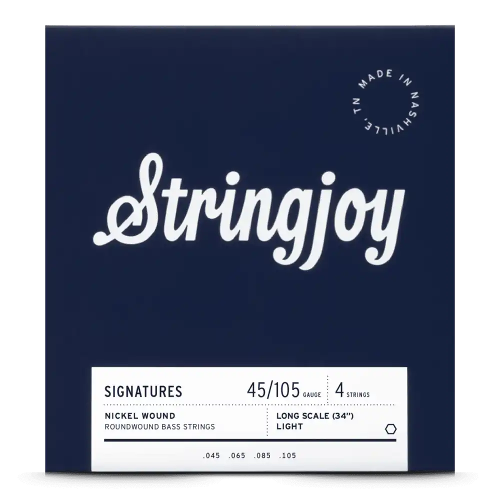 Stringjoy Nickel Wound Bass Strings-45-105 Light
