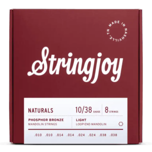 SJ-NB1038 Stringjoy Naturals Phosphor Bronze Manodlin Strings-10-38 Light