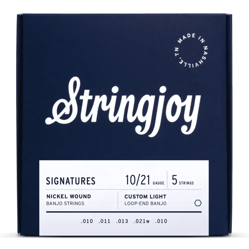 Stringjoy NW1021 Signatures 5-String Banjo Strings - Custom Light (10-21)