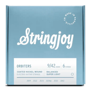 Stringjoy Orbiter Coated Nickel Wound Electric Guitar Strings-9-42 Super Light