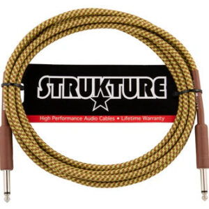 Strukture Vintage Tweed Instrument Cable - 10FT