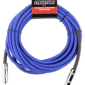 Strukture Blue Woven Instrument Cable - 18.5FT