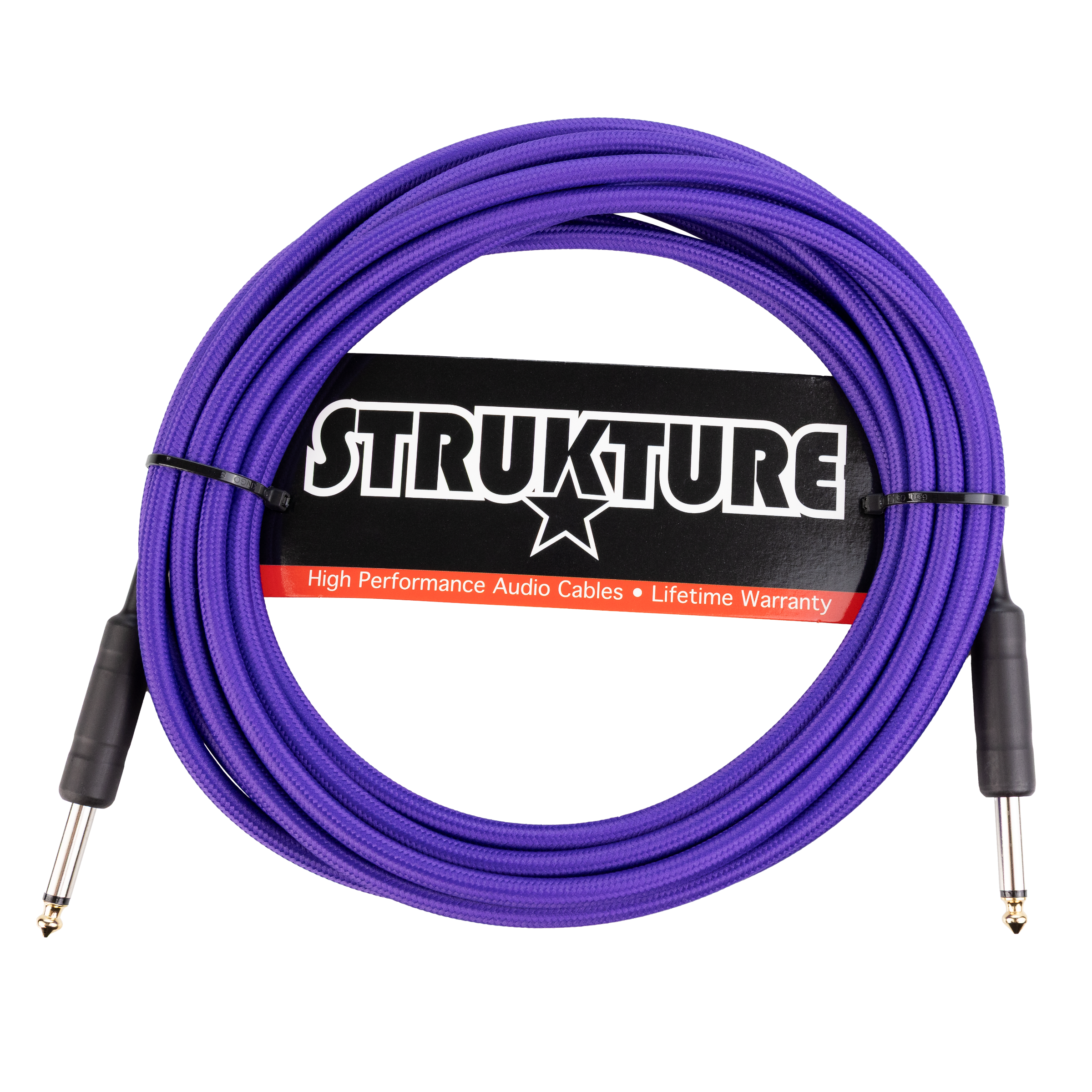 Strukture Purple Woven Audio Cable - 18.5FT