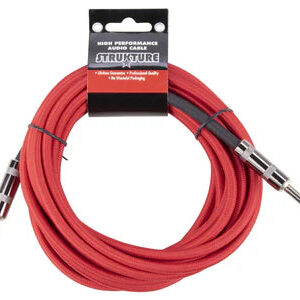 Strukture Red Woven Instrument Cable - 18.5FT